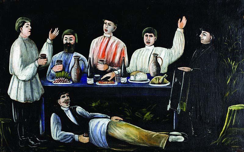 Niko Pirosmanashvili Molokani Carousing